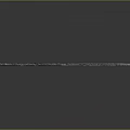 Detailed 3D Elongated Terrain Profile Model With Stratified Colored Geological Layers