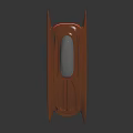 Futuristic Copper Colored Car Featuring Streamlined Design Transparent Roof Dark Background And Reflection