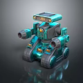 Robot Assistant Small Robot Butler Robot Butler Figure Game Figure 3d model