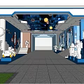 School Science and Technology Space Innovation Experience Center 3d model