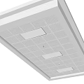 Mineral wool board ceiling orifice plate ceiling integrated ceiling module ceiling office ceiling simple ceiling 3d model
