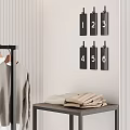 Modern Clothing Store Fitting Rooms With Numbered Booths Mirrors Black Curtains And Clothes Racks