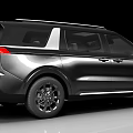 Sleek Black SUV With Modern Front Grille LED Headlights And Alloy Wheels