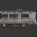 Bus School Bus Van Box Bus Tourist Bus Coach 3d model