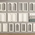 Various White Kitchen Cabinet Door Designs With Glass Panels And Drawer Styles