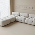 Multi-person corner sofa 3d model