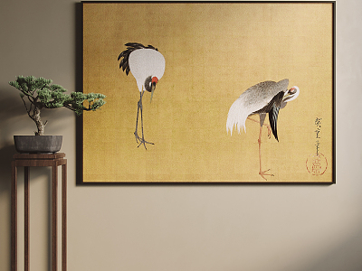 New Chinese Animal Painting Decorative Painting model