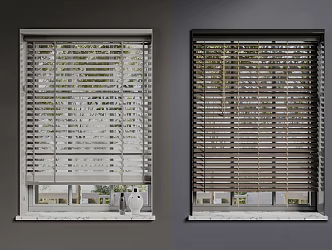 Modern venetian blinds 3d model