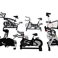 Various Fitness Equipment Including Exercise Bikes Elliptical Trainers and Strength Machines