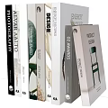 Various Design Photography Lifestyle Books With Modern Elegant Cover Themes Stacked