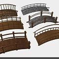 Different Types Of Arched Bridges Featuring Wooden And Stone Railings Design