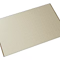 Modern Rectangular Carpet 3d model