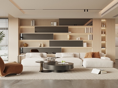 modern living room model