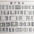 Window casement window folding window sliding window floor-to-ceiling window balcony window aluminum alloy window window door and window 3d model