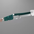 Medical Surgical Light With Green Shade Adjustable Arm And Control Panel