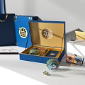 Chinese Style Mooncake Gift Box With Traditional Design And Festive Accessories