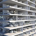 Modern Multi Story Open Plan Office Building With Spacious Bright Comfortable Functional Working Areas