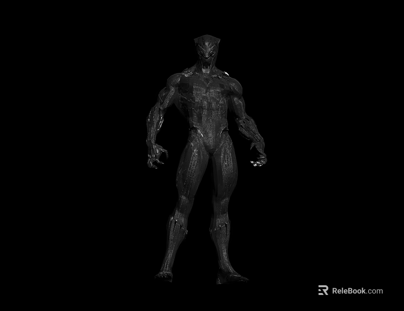 Game Movie Character 3D Model With Detailed Armored Texture And Standing Pose 3d model 