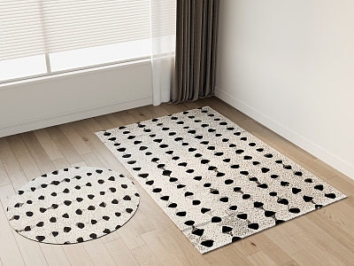 Middle Style Carpet 3d model