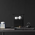 New Chinese Tea Set 3d model