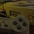 Modern game console handle 3d model