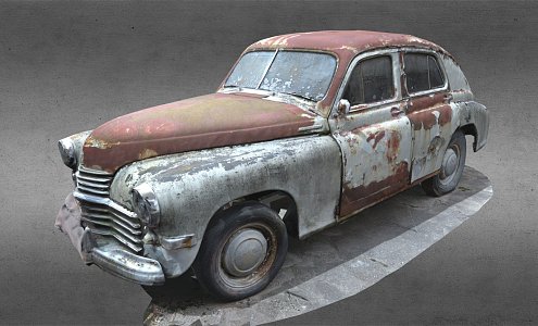 Soviet Car 3d model