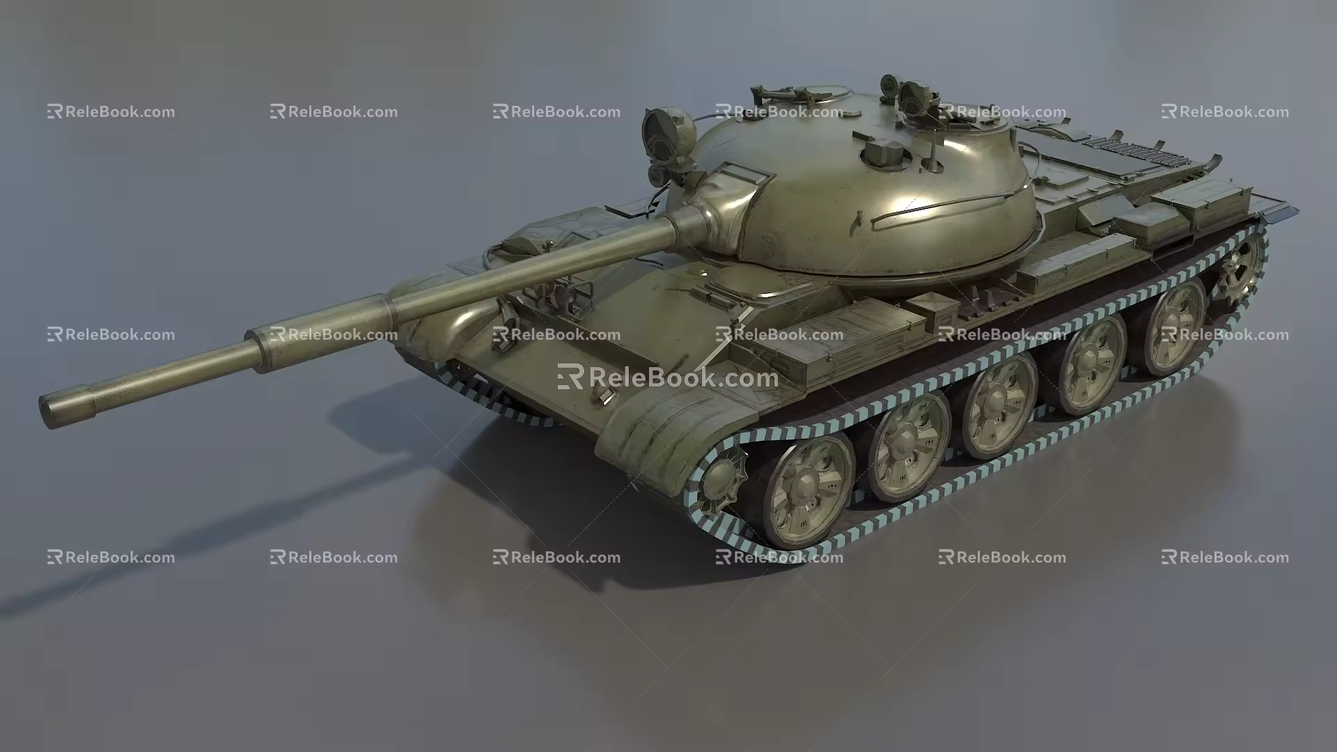 T62 Main Battle Tank Heavy Tank Light Tank World War II Tank Former Soviet Union Tank Low Face Number Low Model Simple Model Film and Television Level Super Realistic High Precision 3d model