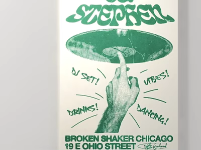 Stephen Event At Broken Shaker Chicago With DJ Set Drinks Dancing Vibes 3d model