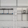 Modern Clothing Store 3d model