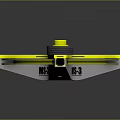 Cosmic Aerospace MS-3 Mechanical Component With Yellow And Gray Circular Structure For Spacecraft