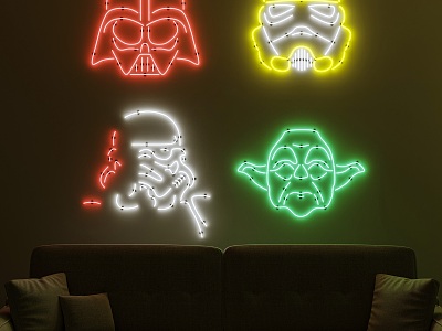 Modern Star Wars Neon model