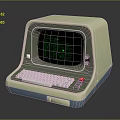 Classical computer antique computer antique PC old computer old computer old computer retro computer 3d model