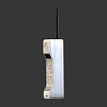 Vintage Mobile Phone With Antenna Keypad Display And Retro Digital Design