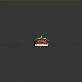 Classic Wooden Speedboat With Steering Wheel And Flag Sailing On Blue Water