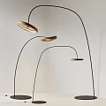 Floor Lamp Fishing Lamp 3d model