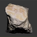 Natural Layered Stone With Yellow Pink Brown Stripes And Textures