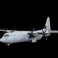 Highly Detailed Passenger Airplane 3D Render With Long Wings Four Engines And Gray Fuselage