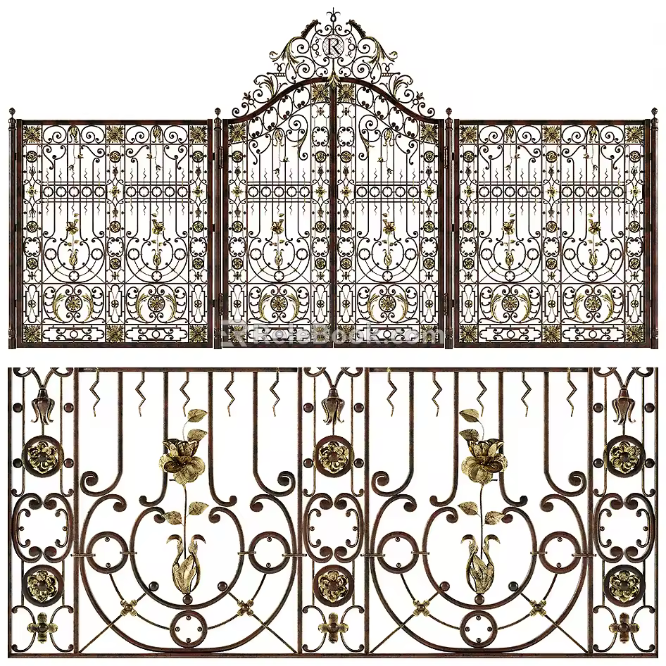 Gate 3d model