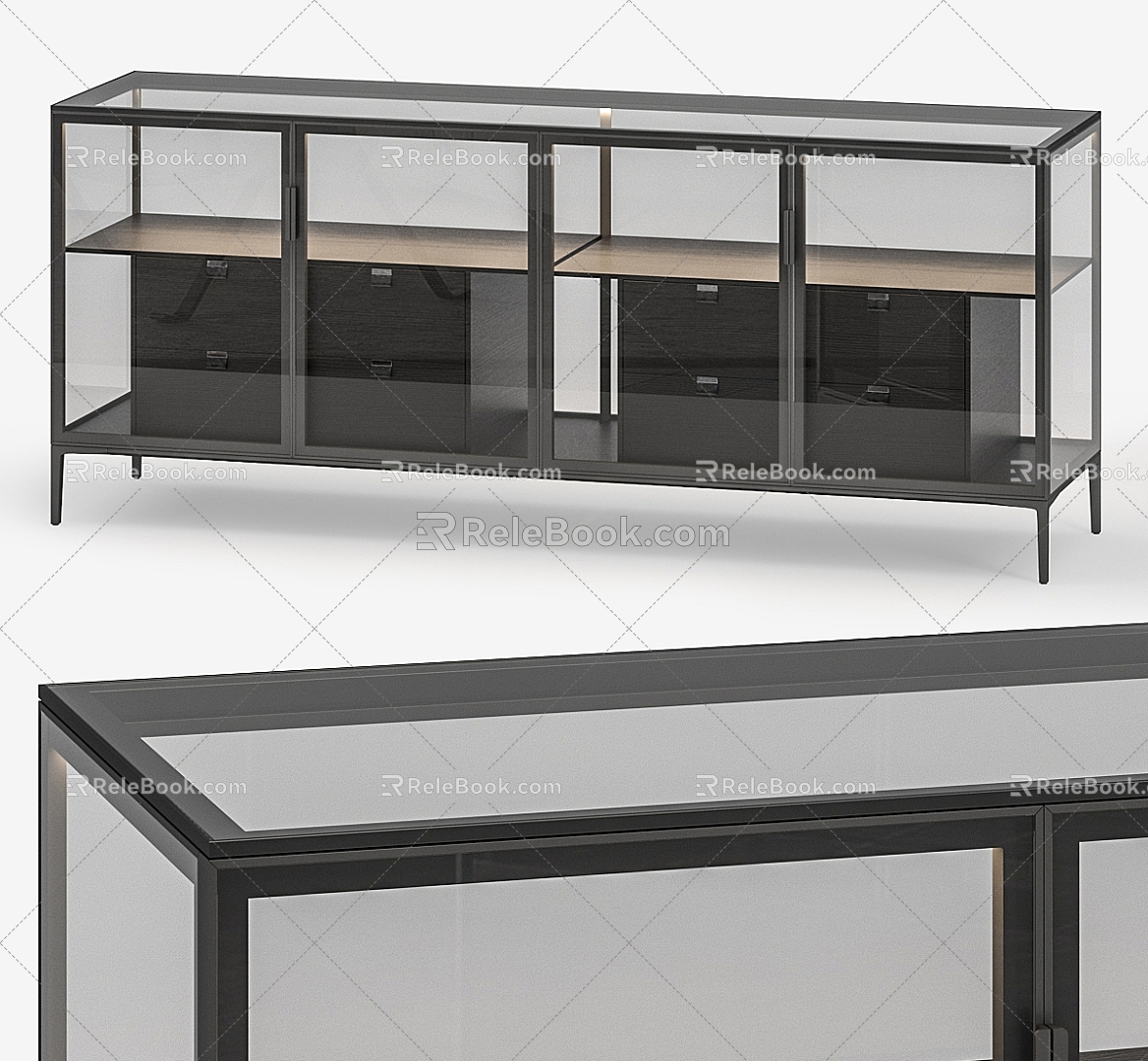 Modern Display Cabinet Sideboard model