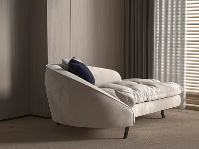 Modern chaise longue 3d model