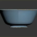 Modern Blue Ceramic Tableware Set Minimalist Design For Dining Table Use
