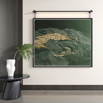 New Chinese Decorative Painting 3d model