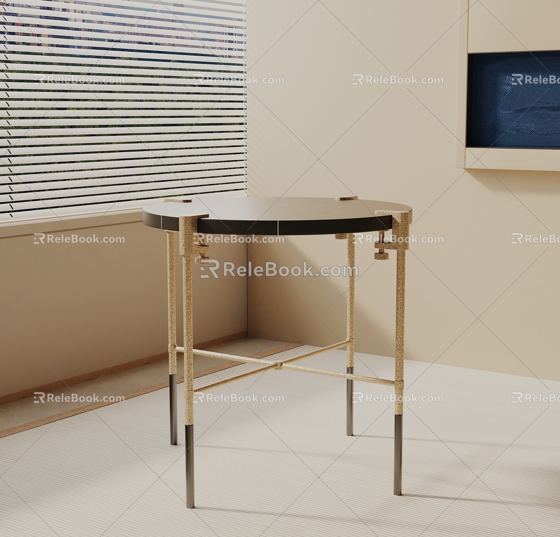 Modern Bedside Cabinet 3d model