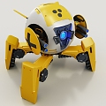 Electric toy mechanical fighter mechanical drone game character game character 3d model