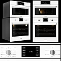 Modern Kitchen Appliances with Built in Ovens and Coffee Machine in Various Styles