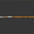 Purly Brand Paint Brush With Wooden Handle And Multi Colored Bristles