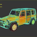 Yellow SUV Car Featuring Black Roof Silver Wheels And Rugged Exterior Design