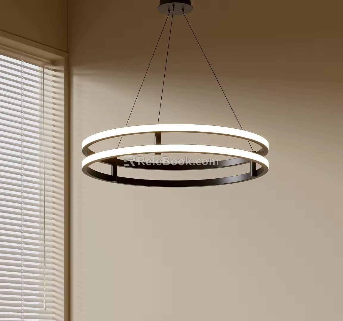 Modern Minimalist Chandelier Nordic Style Chandelier Mediterranean Style Chandelier Study Lamp Combination Dining Room Lamp 3d model