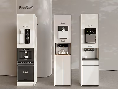 Stylish Daily Electrical Appliances Water Dispensers With Various Designs And Colors For Home 3d model