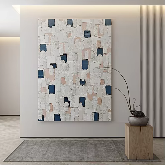 Quiet decorative painting 3d model